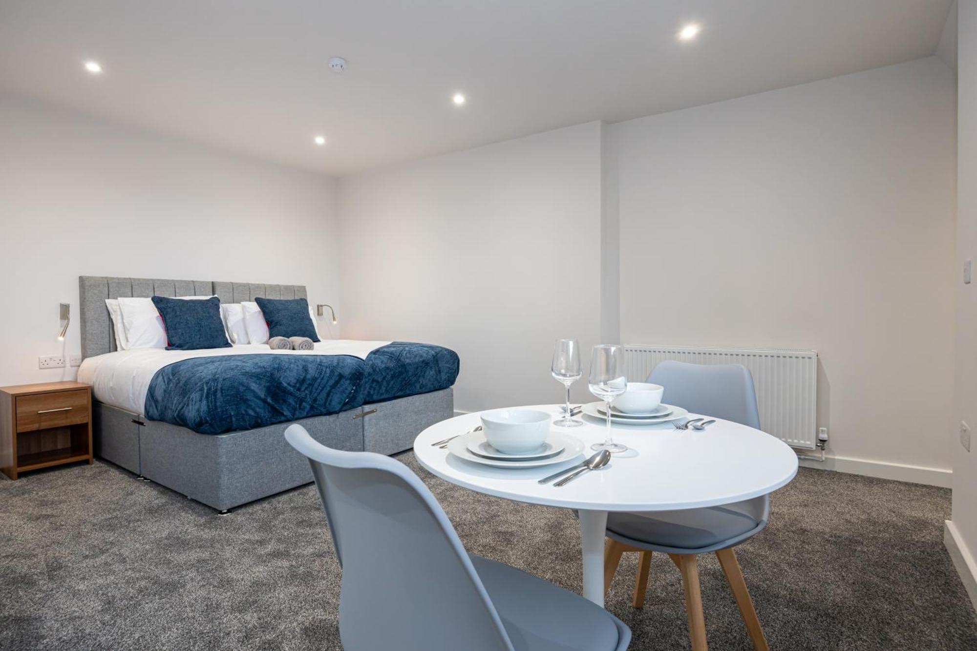 Morecambe Bay Studio Flats Free Parking Beach Front Exterior foto